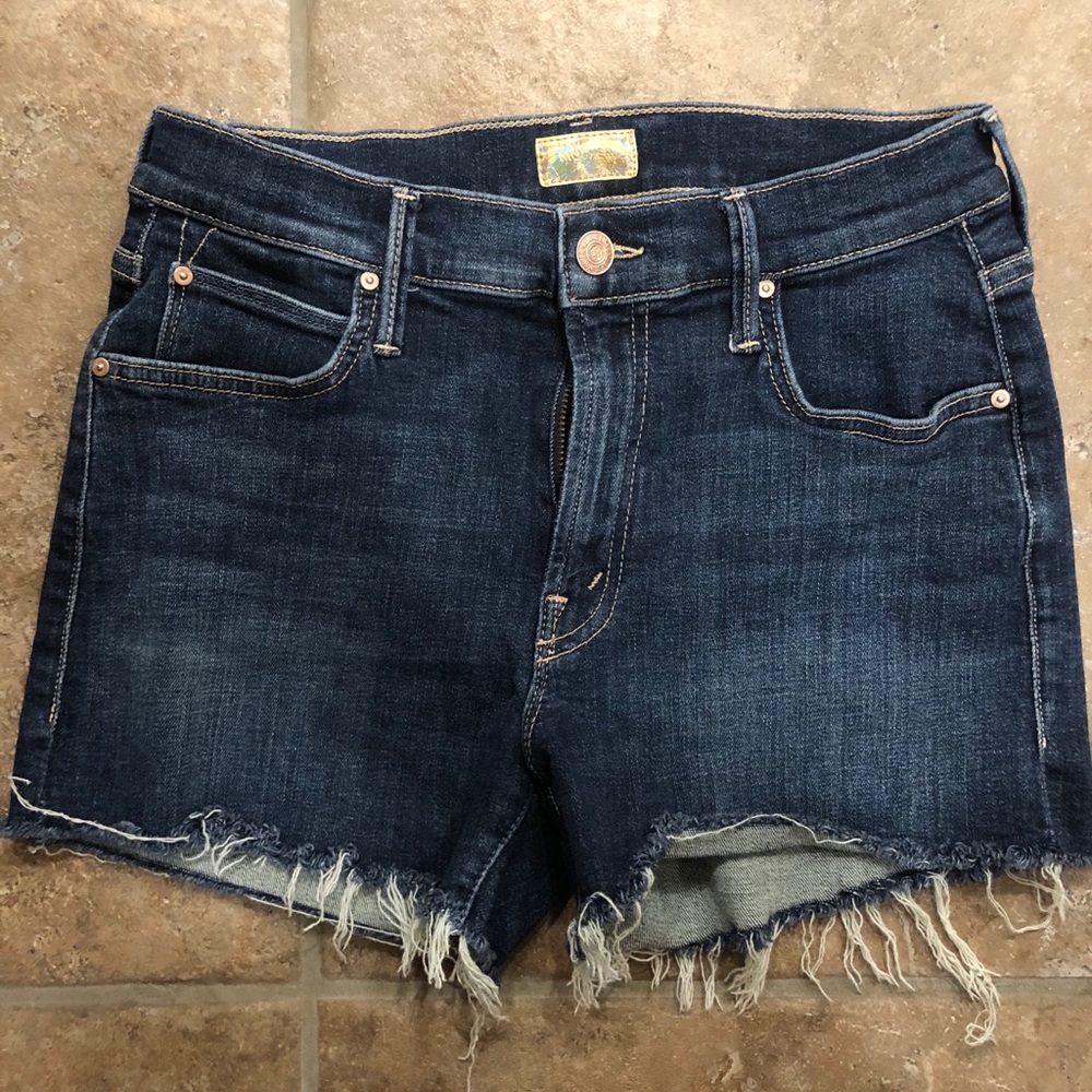 Mother jean shorts